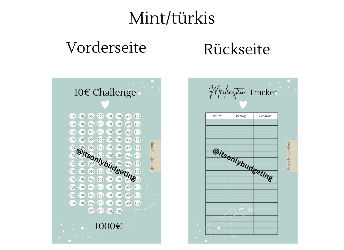 10 Euro Sparchallenge A5