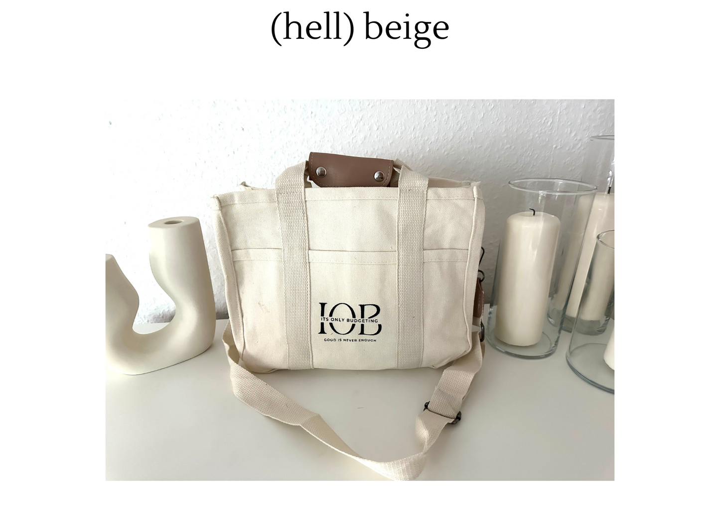 Handtasche mit Innenfächern (für mehr Ordnung)