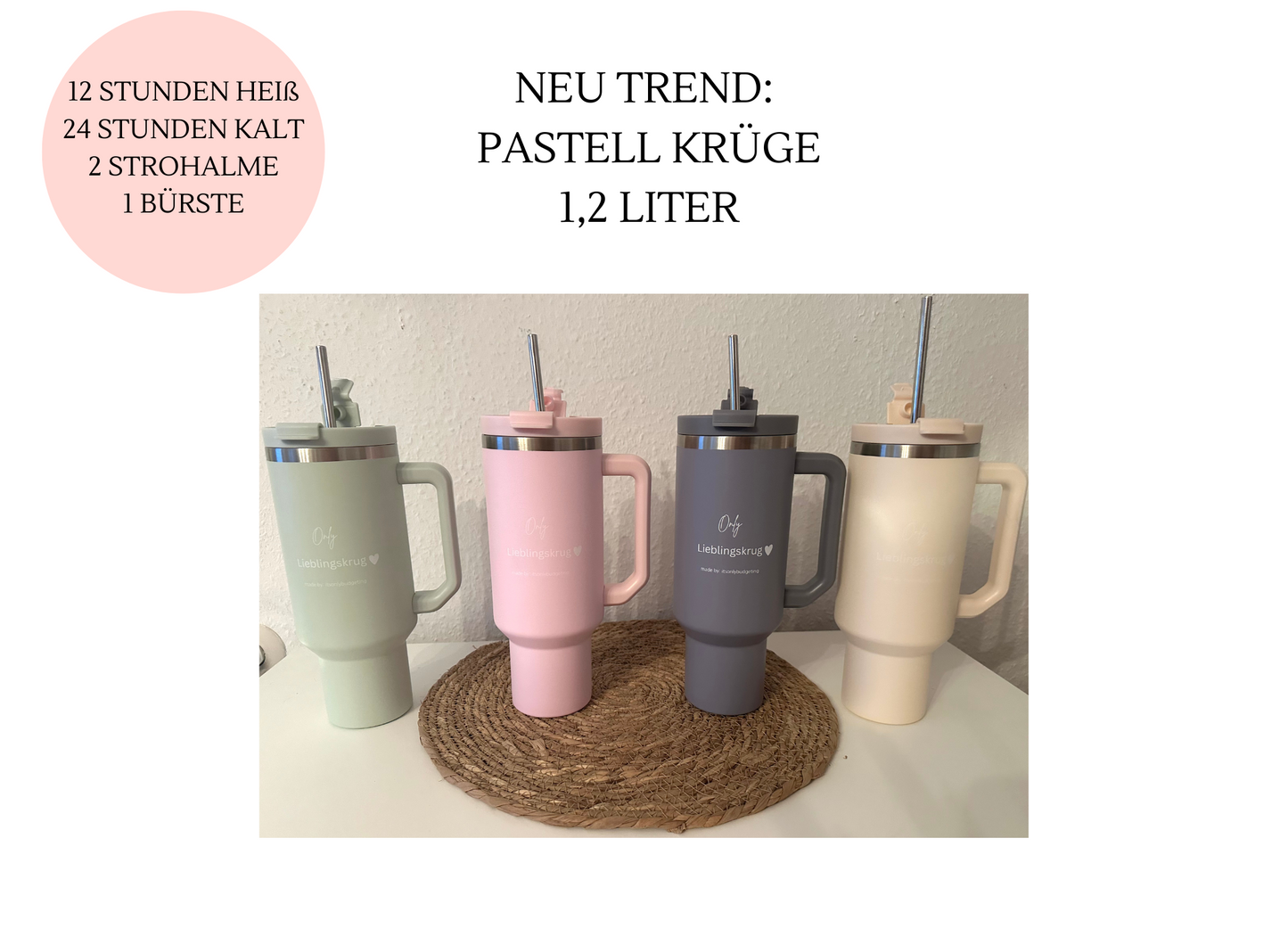 Dein Lieblings-(Krug) //Becher 40 OZ = 1,2 L
