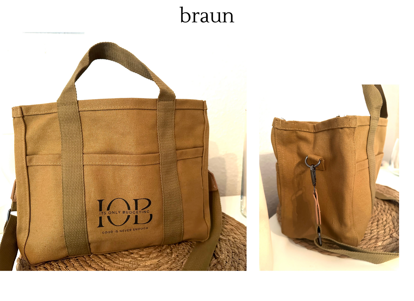 Handtasche mit Innenfächern (für mehr Ordnung)