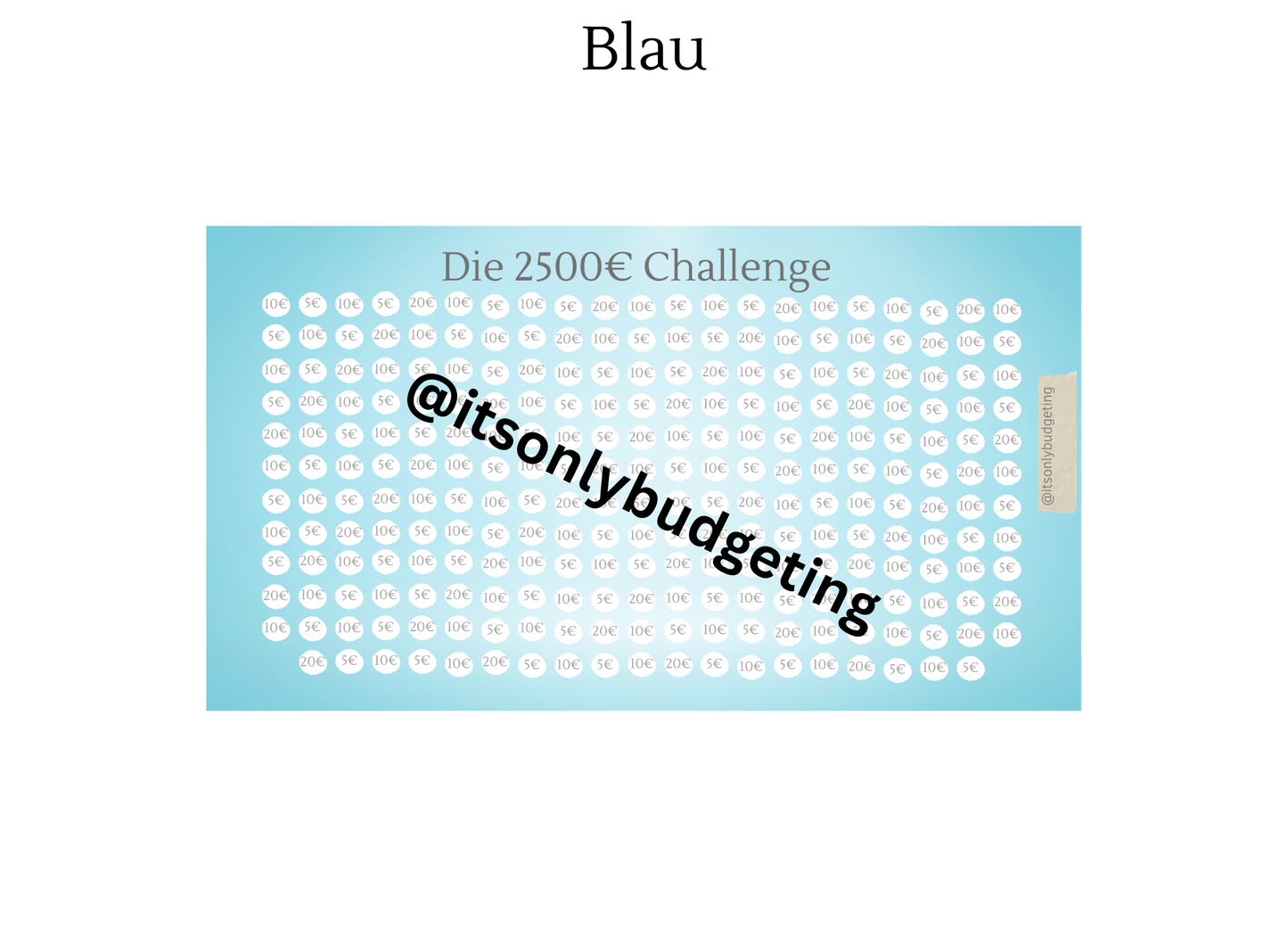 2500 Euro Sparchallenge A6