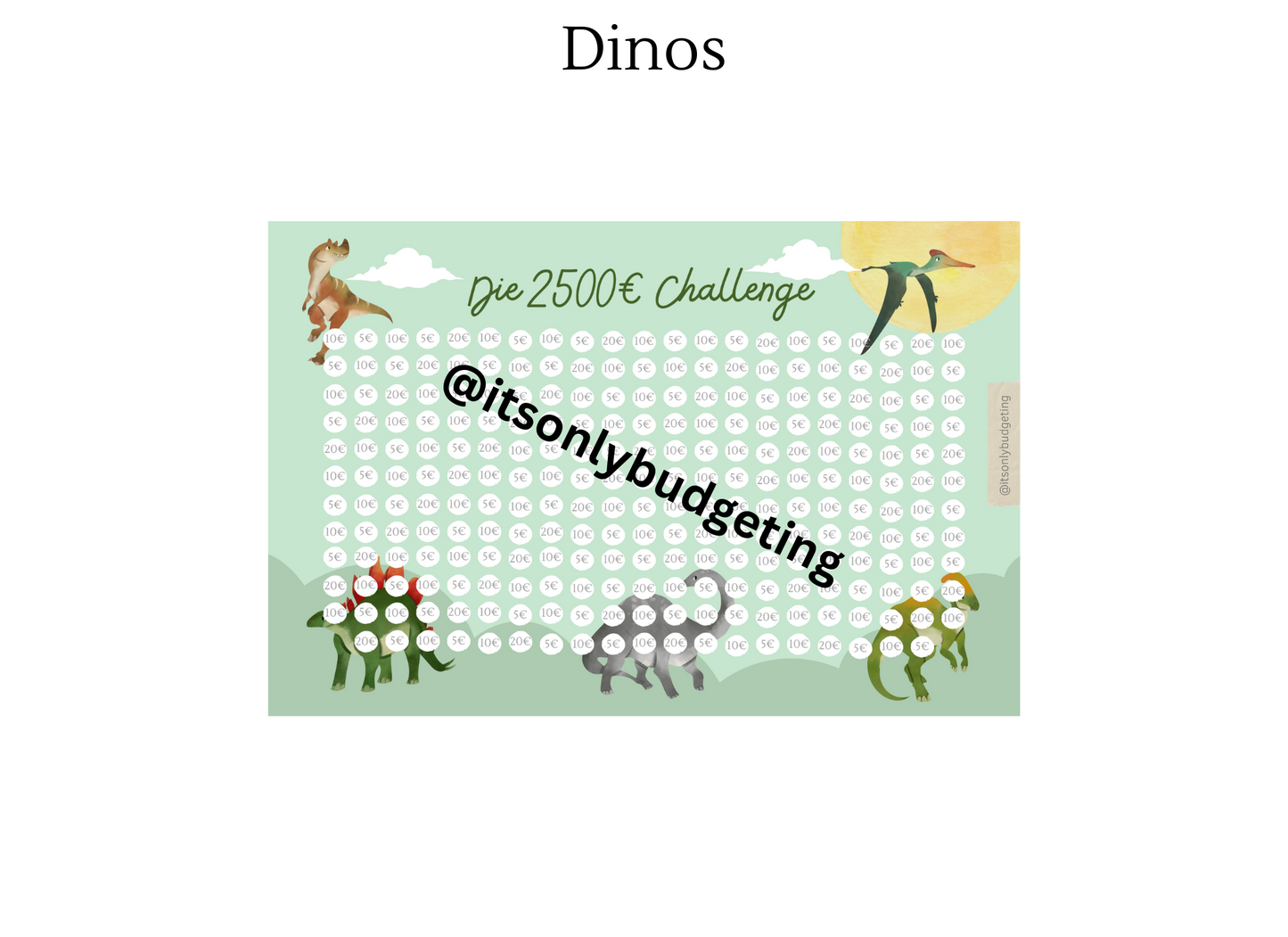 2500 Euro Sparchallenge A5