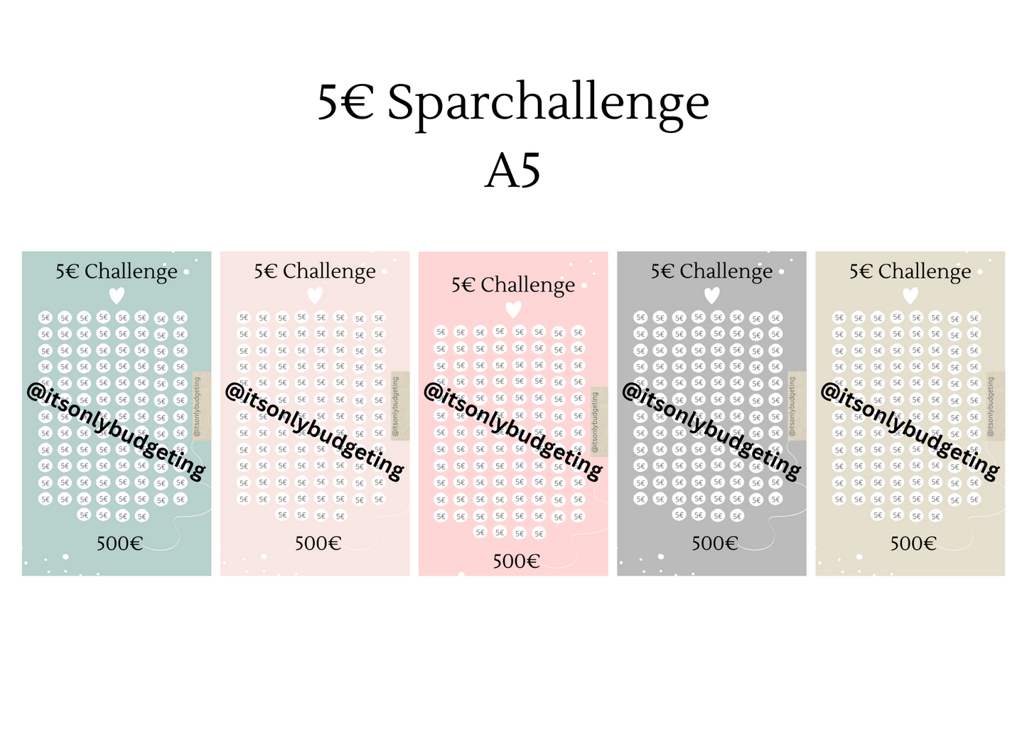 5 Euro Sparchallenge A5