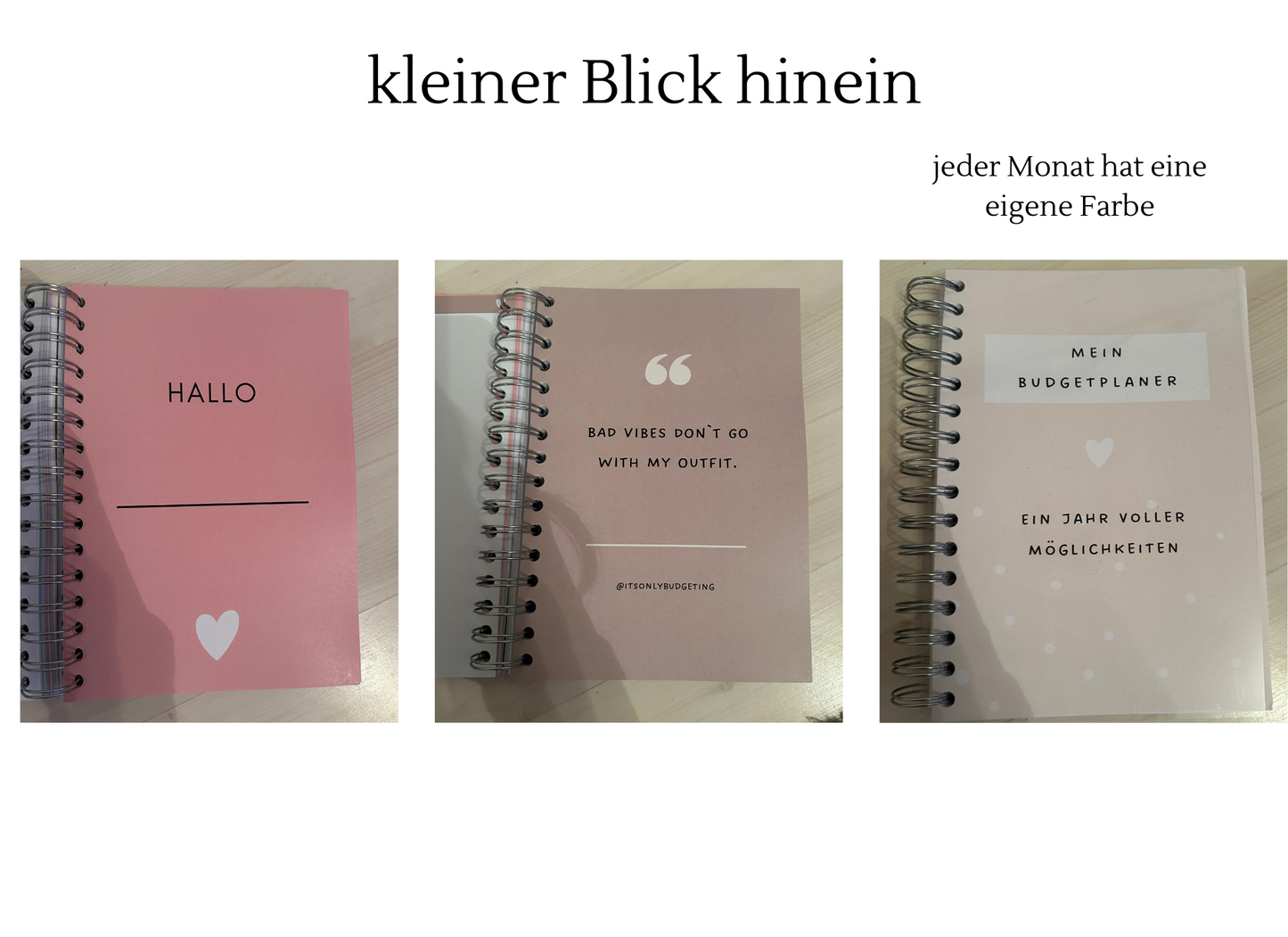 Budgetplaner Ringbuch oder Einlagen A5
