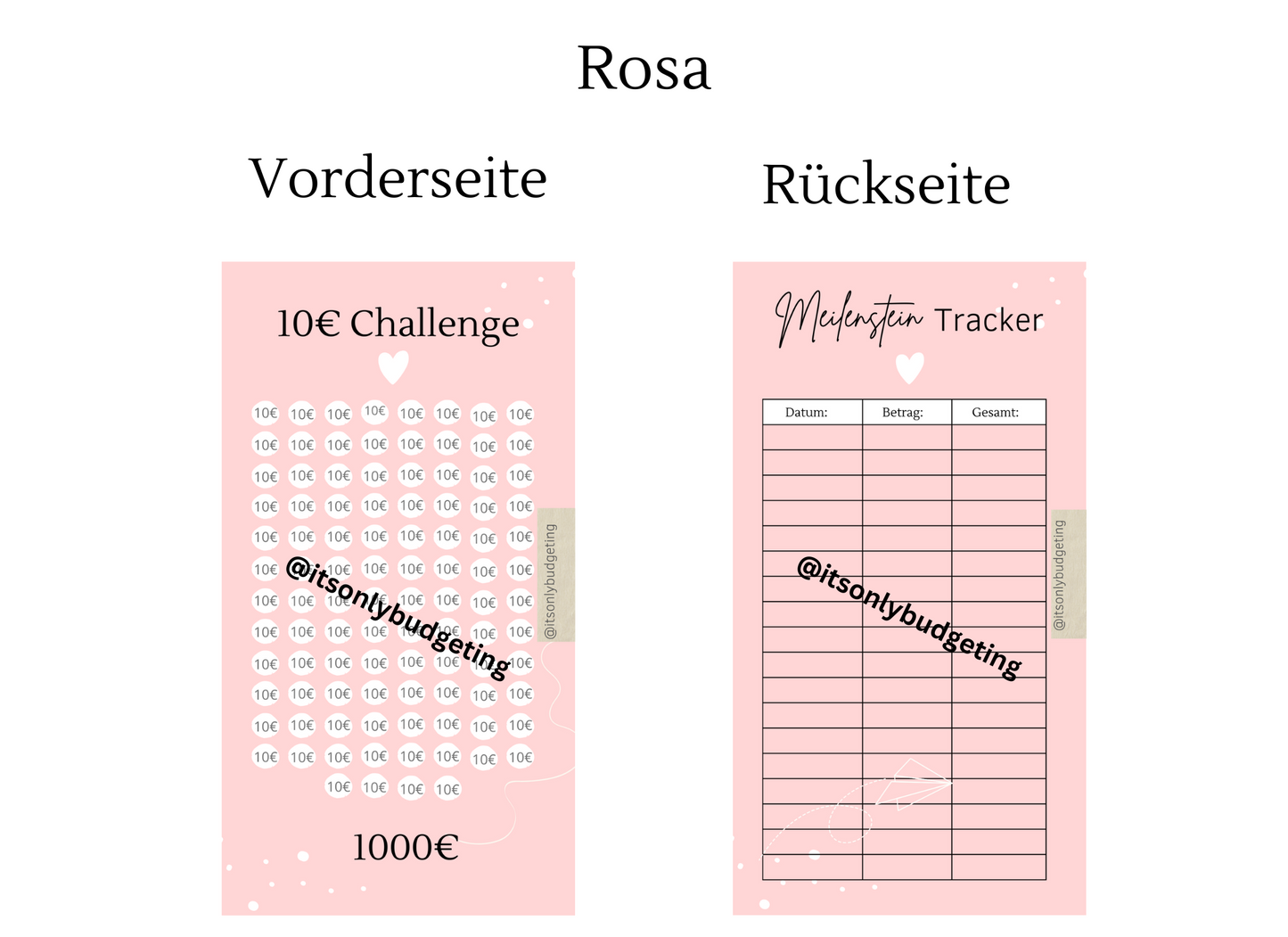10 Euro Sparchallenge A6