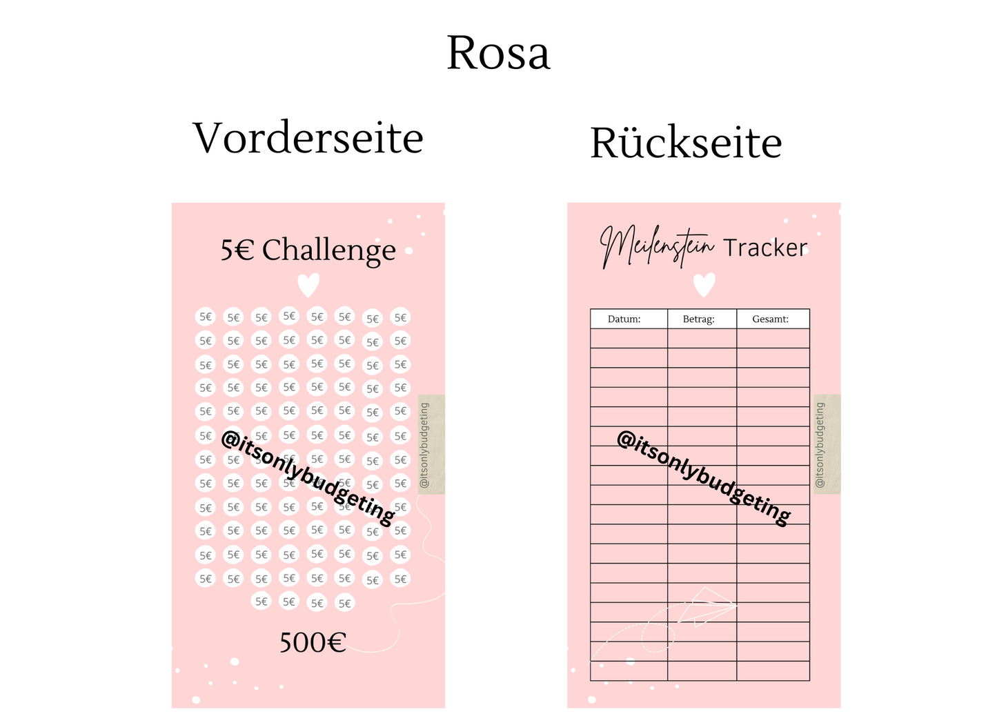 5 Euro Sparchallenge A6