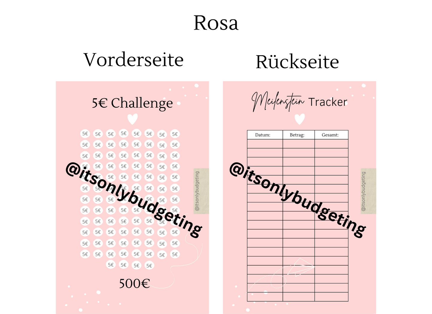 5 Euro Sparchallenge A5