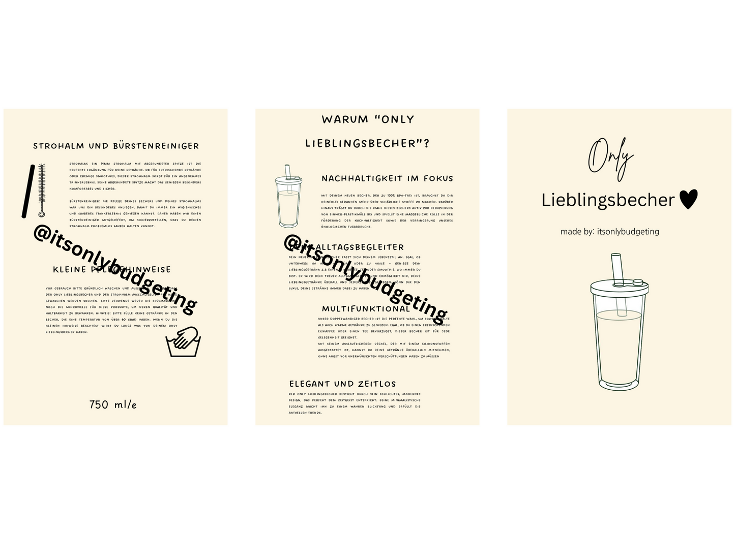 "Only Lieblingsbecher" 750 ml