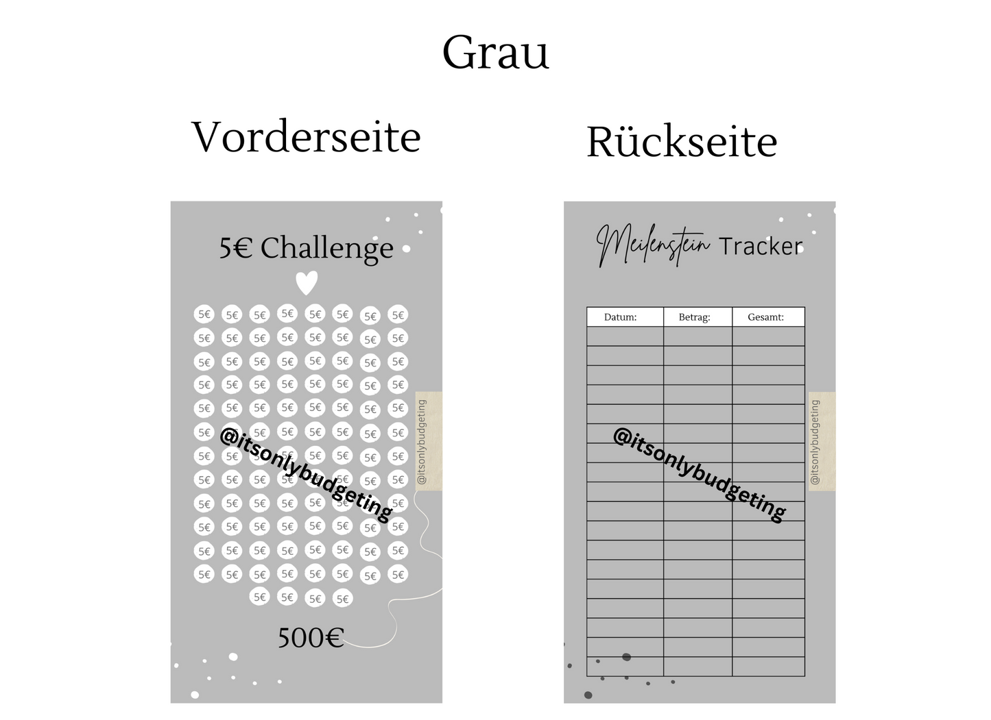 5 Euro Sparchallenge A6