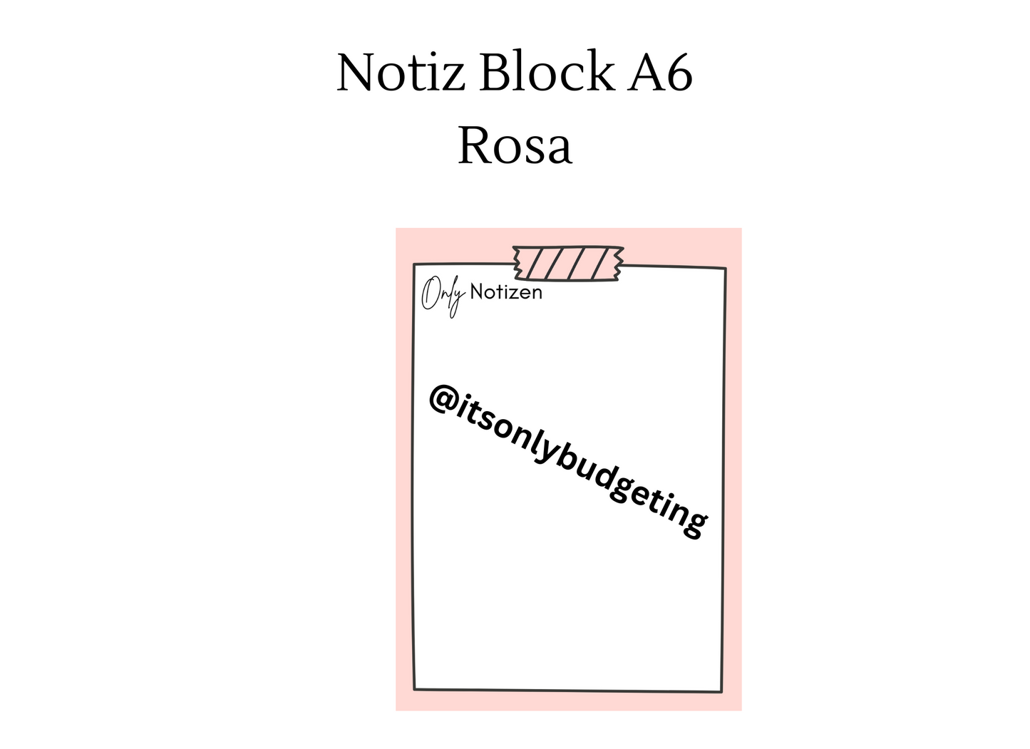 Notizblock A6