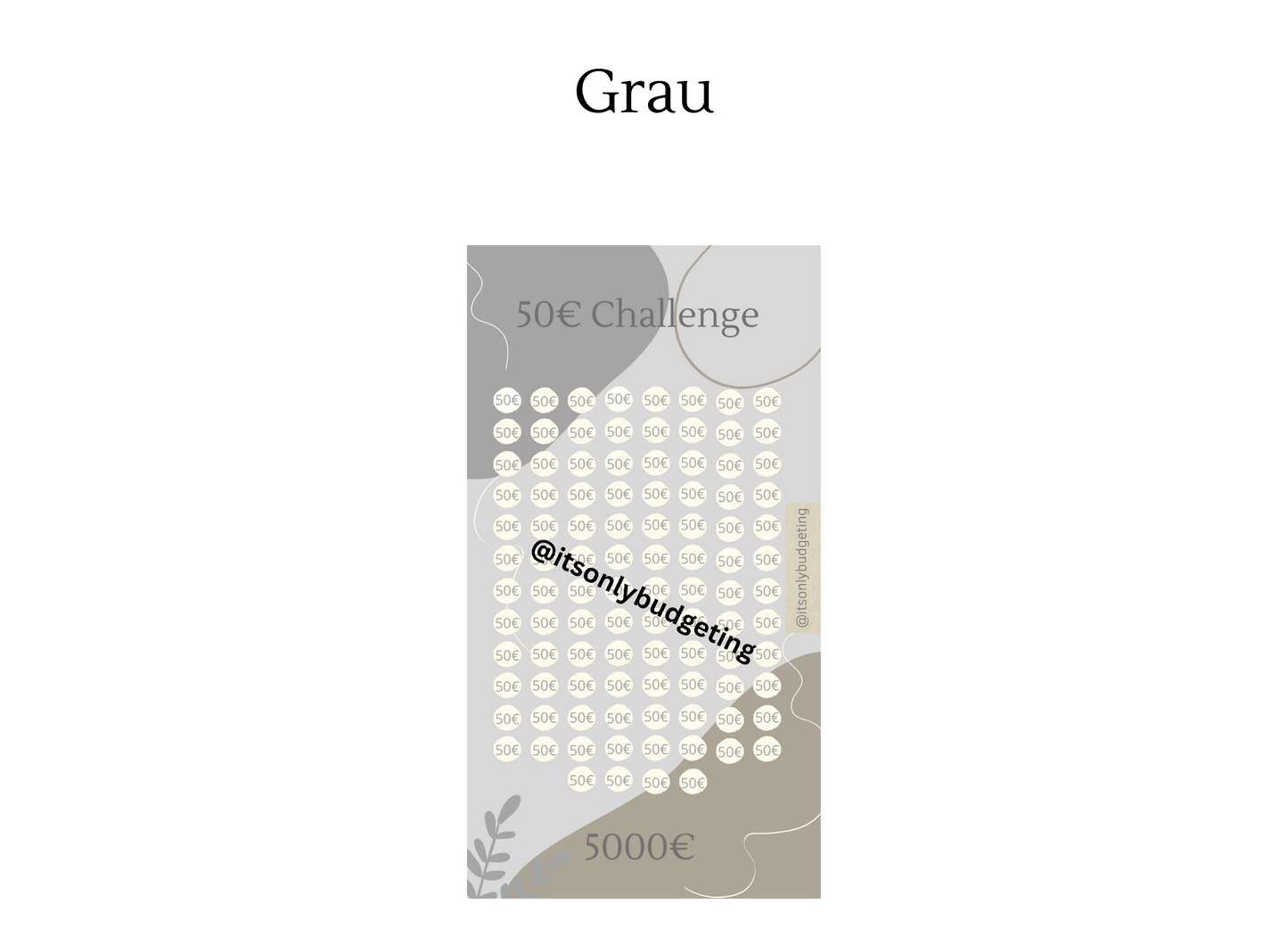50 Euro Sparchallenge A6