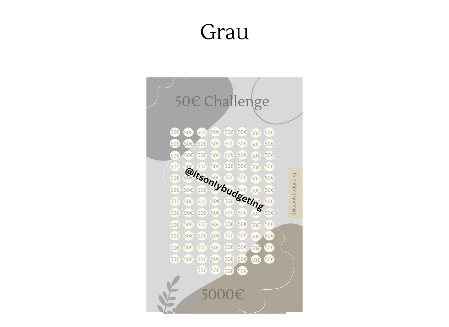 50 Euro Sparchallenge A5