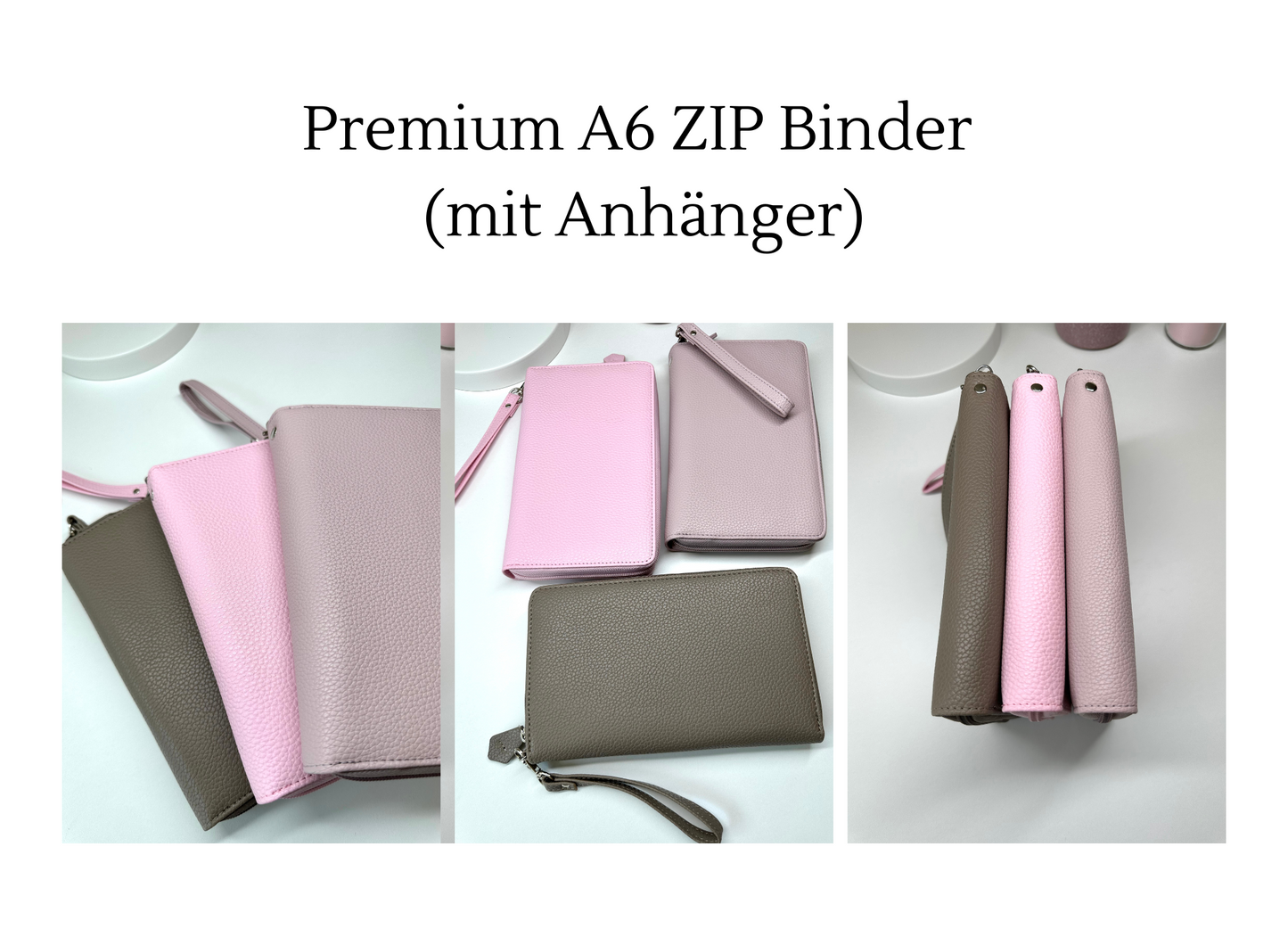 A6 Premium ZIP Binder