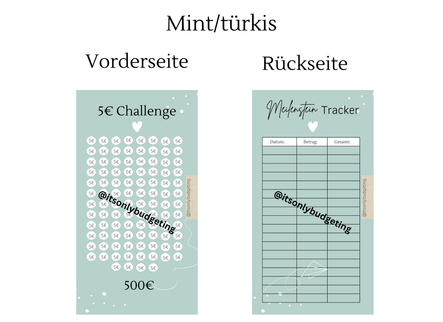 5 Euro Sparchallenge A6