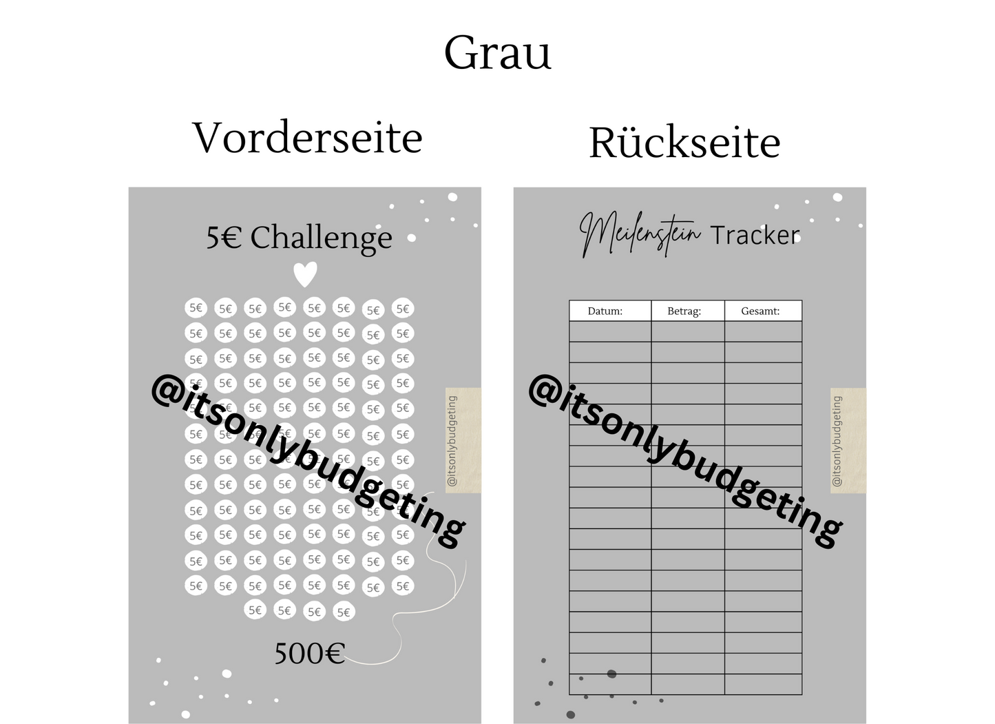 5 Euro Sparchallenge A5