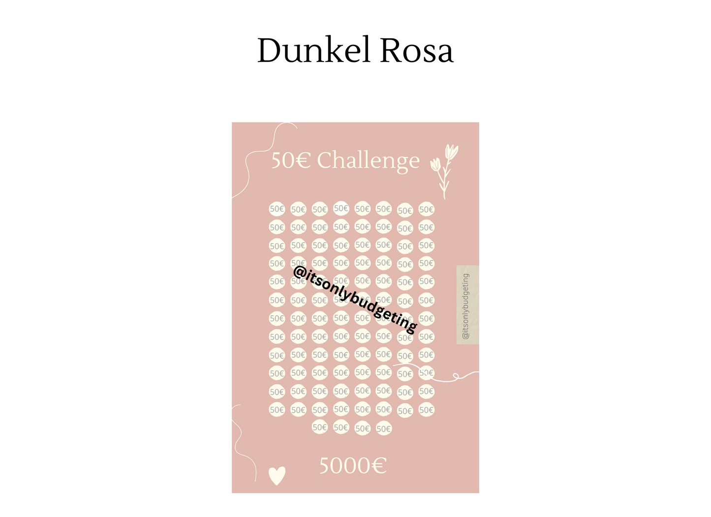 50 Euro Sparchallenge A5