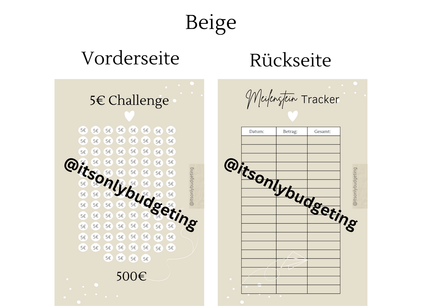 5 Euro Sparchallenge A5