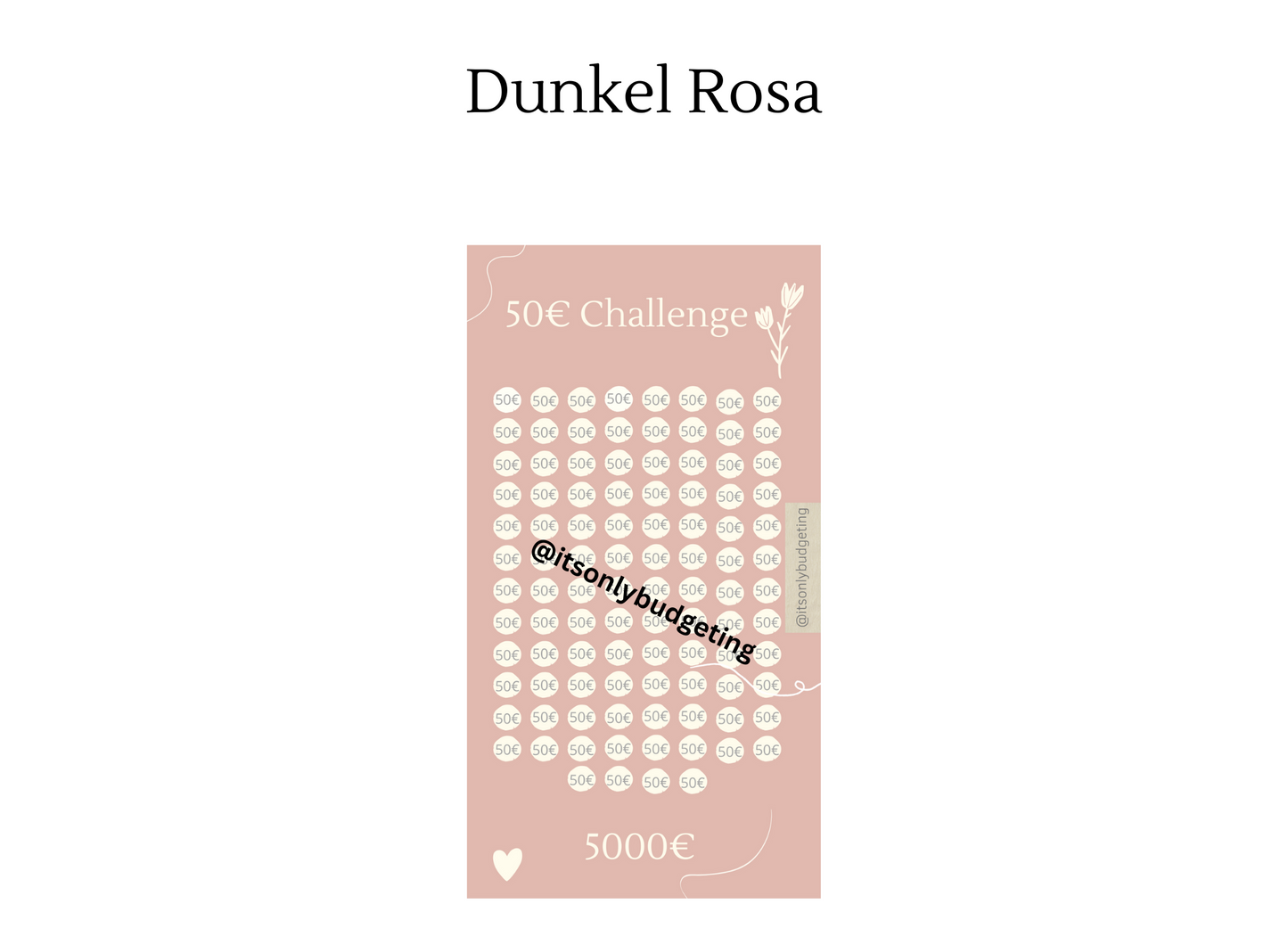 50 Euro Sparchallenge A6