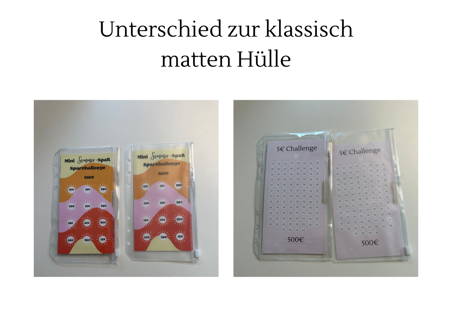Binderhüllen GLASKLAR NEU A4,A5,A6,A7