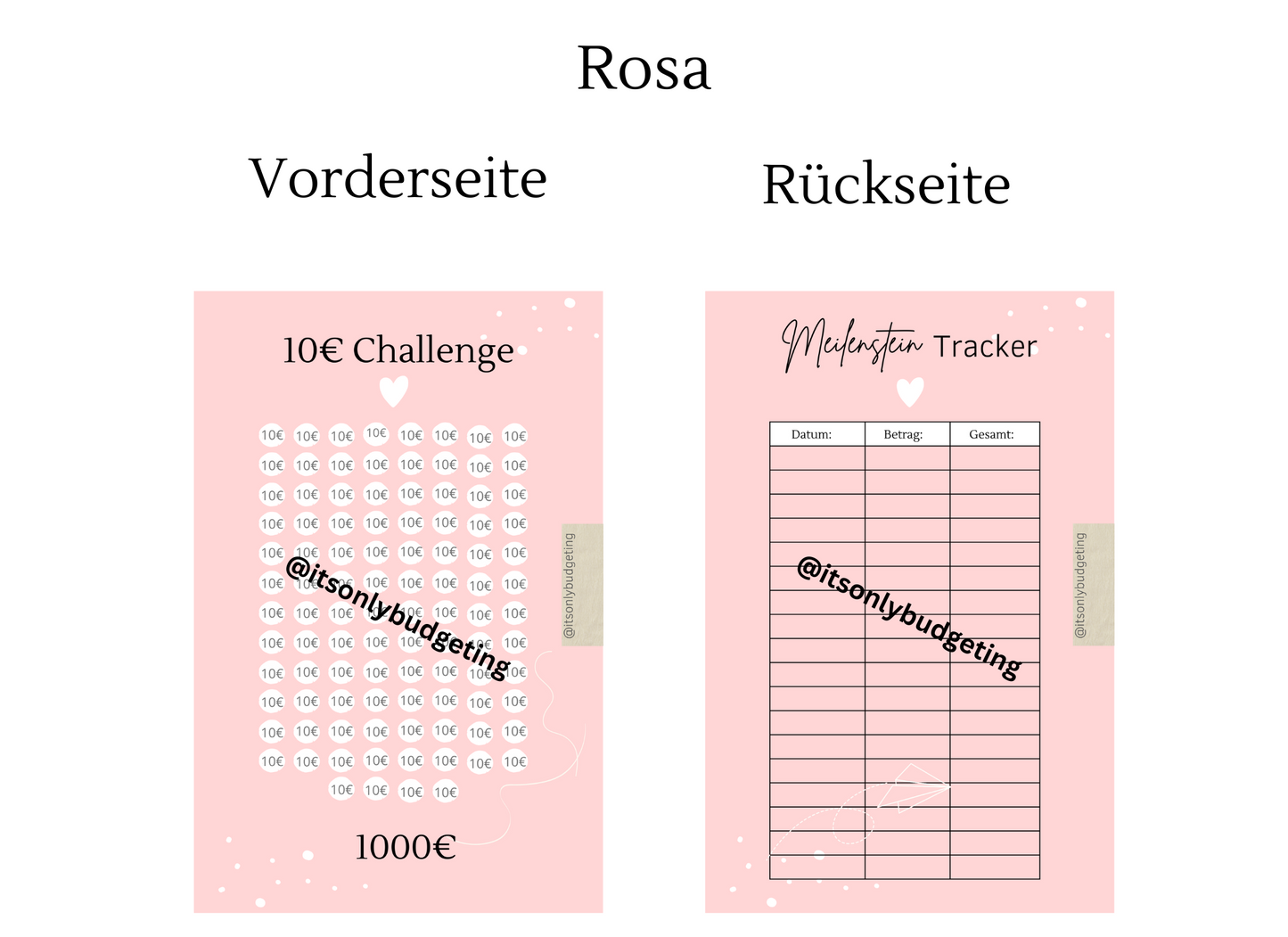10 Euro Sparchallenge A5