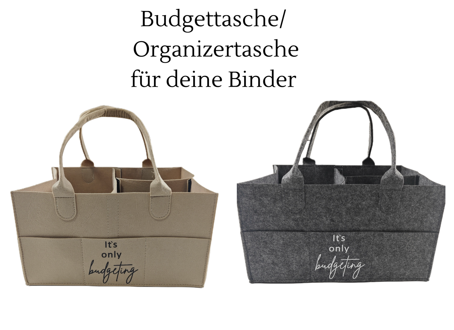 Oranizer Tasche / Filztasche für Binder