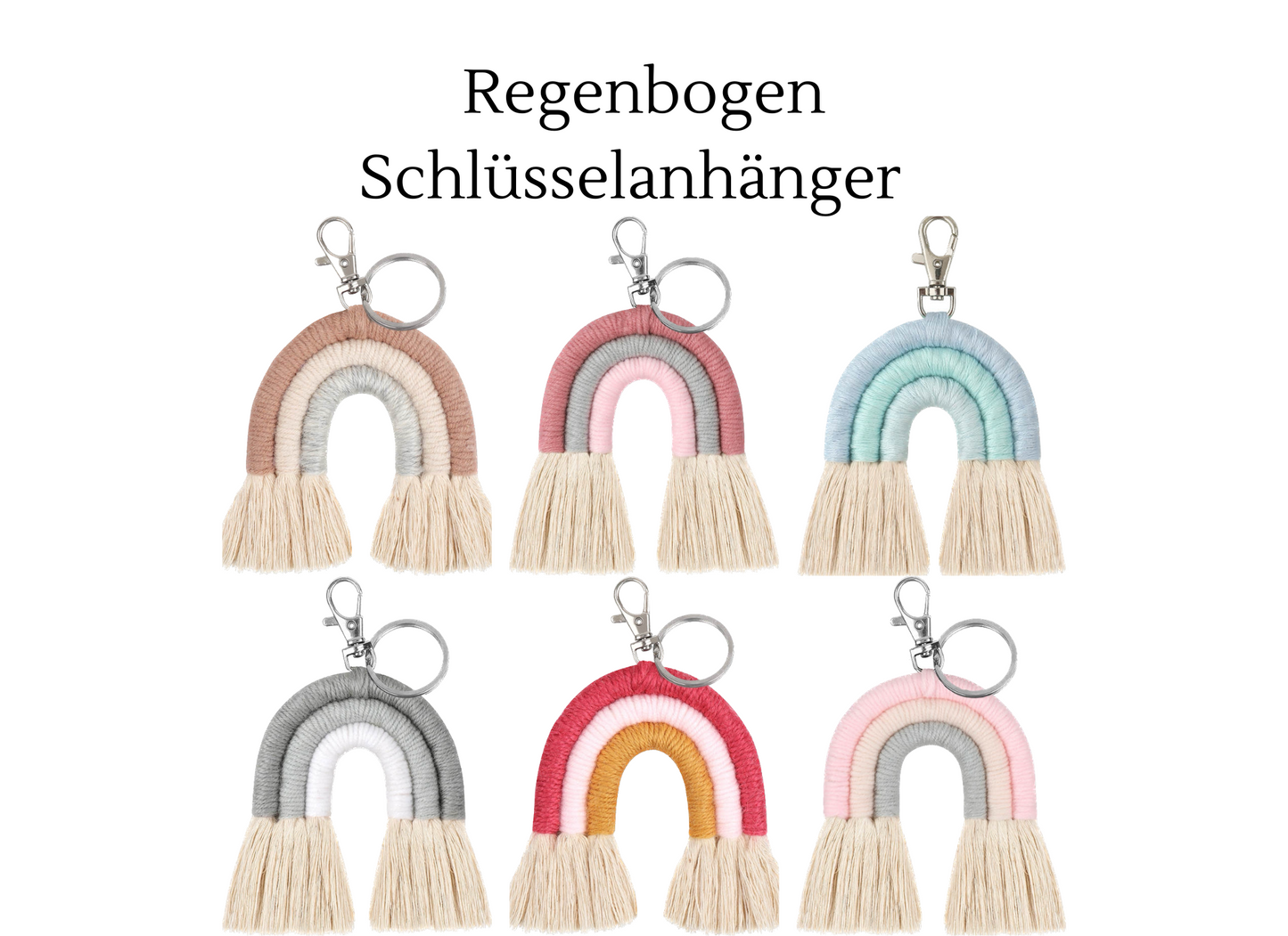 Schlüsselanhänger Regenbogen