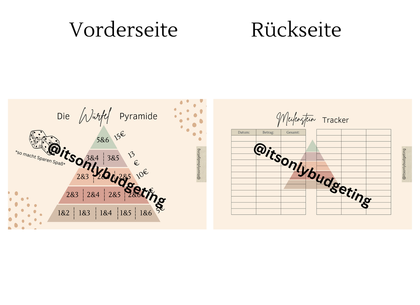 Die Würfel Pyramide A5