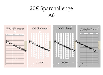 20 Euro Sparchallenge A6