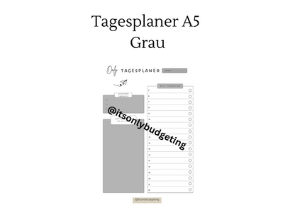 Tagesplaner A5 Block