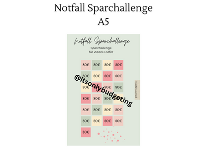 Notfall Sparchallenge A5