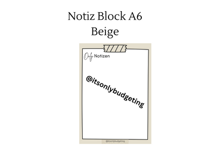 Notizblock A6