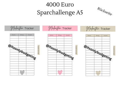 4000 Euro Sparchallenge A5