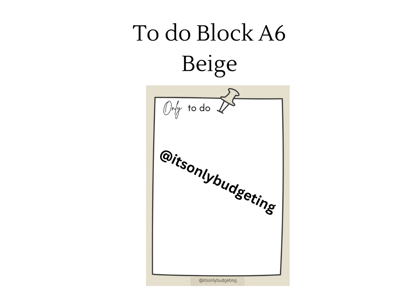 to do Block A6