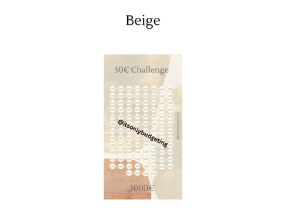 50 Euro Sparchallenge A6