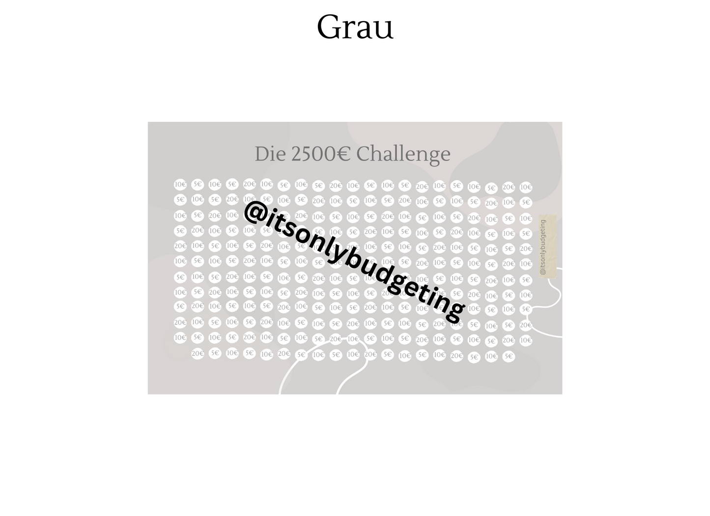 2500 Euro Sparchallenge A5