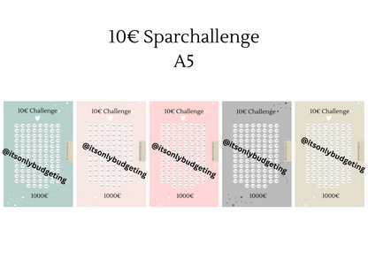 10 Euro Sparchallenge A5