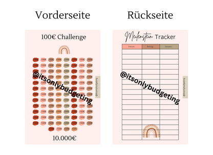 100 Euro Sparchallenge A5