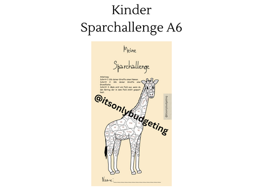 Kinder Sparchallenge A6